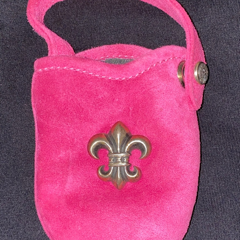 Chrome Hearts Pink Snap Purse